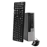 DELL Optiplex 7010 Ultra Small Desktop PC, Intel Quad Core i5 Processor, 16GB RAM, 512GB Solid State Drive, Windows 10 Professional, DVD, HDMI, Bluetooth, Keyboard, Mouse, WiFi (Renewed)