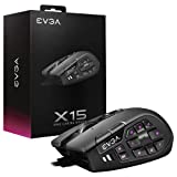 EVGA X15 MMO Gaming Mouse, 8k, Wired, Black, Customizable, 16,000 DPI, 5 Profiles, 20 Buttons, Ergonomic 904-W1-15BK-KR
