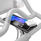 Original SureMountPro | WF Sports Made For Peloton Phone Holder System | Premier Peloton Bike Accessories | Large Peloton Compatible Cell Phone Mount Tray for Bike and Bike+ Plus