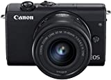 Canon EOS M200 Compact Mirrorless Digital Vlogging Camera with EF-M 15-45mm Lens, Vertical 4K Video Support, 3.0-inch Touch Panel LCD, Built-in Wi-Fi, and Bluetooth Technology, Black