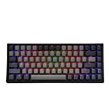 EPOMAKER EP84 84-Key RGB Hotswap Wired Mechanical Gaming Keyboard with PBT Dye-subbed Keycaps for Mac/Win/Gamers (Gateron Red Switch, Grey Black)