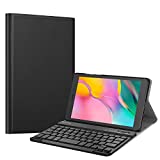Fintie Keyboard Case for Samsung Galaxy Tab A 8.0 2019 Without S Pen Model (SM-T290 Wi-Fi, SM-T295 LTE), Slim Shell Lightweight Stand Cover with Detachable Wireless Bluetooth Keyboard, Black