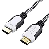 JYFT HDMI Cable 15ft - HDMI 2.0 (4K @ 60fps), High Speed with Ethernet 18Gbps, Audio Return, Video 4K 2016P HD, 1080P 3D, Blue-ray, Support Apple TV, Xbox, PS3, PS4, HDTV, 1Pack