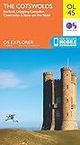 OL45 The Cotswolds, Burford, Chipping Campden, Cirencester & Stow-on-the Wold 1:25K