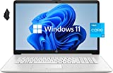 HP 2022 Pavilion 17 Laptop, 17.3' HD+ Anti-Glare Display, 11th Gen Intel Core i3-1115G4, 16GB RAM, 256 GB PCIe SSD, Wireless-AC, Webcam, Long Battery Life, Windows 11, Silver (Latest Model)