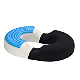 bonmedico Firm Orthopedic Donut Pillow - Memory Foam Hemorrhoid Pillow, Donut Cushion for Hemorrhoid Treatment, Coccyx Pain Relief & Tailbone Pain, BBL Pillow for Home, Office, Car & Wheelchair, Large