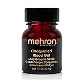 Mehron Makeup Coagulated Blood Gel | Fake Blood Makeup | SFX Makeup for Halloween 1 oz (28 g)