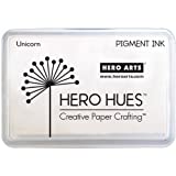 Hero Arts AF249 Hero Hues Ink Pad, White Unicorn Pigment, 3.5' x 2.5'