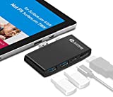 Surface Pro Adapter Hdmi Surface Dock Display Port to Hdmi Expansion USB Hub High Speed Dual USB 3.0 Port (5Gps)+Typc c +4K HDMI USB Combo Adapter for Microsoft Surface Pro 5/Pro 6 for Mouse U Disk