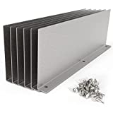 6 Pack Stainless Steel Gutter Valley rainwater Splash Guard Straight or Bent Style 10 Inch Each, Bright Silver