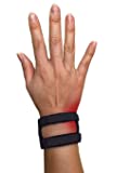 WristWidget® (Black) Adjustable Wrist Brace for TFCC Tears, One Size fits most. For Left and Right Wrists, Support for Weight Bearing Strain, Exercise