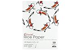Art Advantage Rice Paper 9' x 12' - 100 Sheets - Rice Paper Sheets, Chinese Calligraphy Paper, Rice Paper for Crafts, Rice Paper for decoupage, Japanese Paper