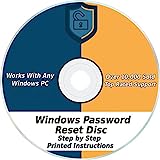 Ezalink Password Reset Recovery Disk for Windows 10, 8.1, 7, Vista, XP Unlocker Remove Software CD DVD Disc (For All PC Computers)