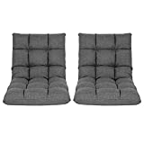 Scurrty Adjustable Floor Chair Clearance Folding Sofa Lounge Chair for Adults and Kids Video Game Chairs Lazy Boy Recliner Reading Chair Couch Gaming Floor Sofa Chair for Living Room, Bedroom