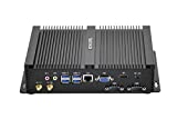 Kingdel Smart Mini PC, Intel i7 8th Gen. CPU Home PC, 16GB RAM 256GB SSD, 4096x2304, 2xCOM RS232, 4xUSB 3.0, HD Port, VGA, Windows 10 Pro