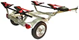 Malone MicroSport Trailer Two Kayak Transport Package with 2 Malone SeaWing Kayak Carriers