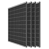 Renogy 4pcs Solar Panel Kit 320W 24V Monocrystalline Off Grid for RV Boat Shed Farm Home House Rooftop Residential Commercial House，4 Pieces