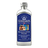 Goddard’s Copper & Brass Polish, Copper Cleaner & Brass Cleaner for Long-Lasting Shine, Metal Polish for Pewter, Chrome & More, Metal Polishing Compound (7oz)