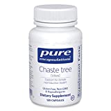 Pure Encapsulations Chaste Tree (Vitex) | Supplement to Support Healthy Menstrual Cycle Duration and Flow, Reproductive Function, and Breast Comfort* | 120 Capsules