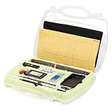 Chinese Calligraphy Set with Sumi Ink Brush and Rewritable Water Writing Cloth with Storage Box for Beginners Practice Writing Painting Tool