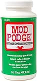 Mod Podge Waterbase Sealer, Glue and Finish for use Outdoors (16-Ounces), , White