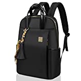 Laptop Backpack Purse 14 to 15.6 Inch 16 for Women Mini Small Lightweight Tiny Stitch Computer Case Travel Business Work Commuter Teacher Girl Cute Kawaii College Aesthetic Floral Fashion Laptop Bag