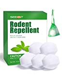 SEEKBIT 5 Pack Rodent Repellent Peppermint Oil to Repels Mice and Rats Squirrel and Other Rodents, Rat Repellent for Home Garages RV Closets Trucks Car Engines, Mouse Deterrent for Keep Mice Out