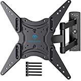 PERLESMITH Full Motion TV Wall Mount for 26-55 Inch TVs with Articulating Arms Swivels Tilt Extension - Wall Mount TV Brackets VESA 400x400 Fits LED LCD OLED 4K TVs Up to 88 lbs