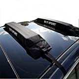 LT Sport 33' Soft Roof Rack Cross Bars Rooftop Cargo Carrier Tie Down Pads & Storage Bag