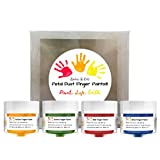 BAKELL® Edible Finger Paint For Kids & Babies (4 Pack Set) KOSHER Certified | 100% Edible Paint For Babies | Vegan, Gluten Free, Nut Free, Dairy Free, Non-GMO Edible Finger Paint