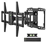 Full Motion TV Mount, USX MOUNT TV Wall Mount for Most 37-75 inch TVs, Holds up to 132lbs, Max VESA 600x400mm, Swivel TV Mount Bracket with Dual Articulating Arms Tilt Rotation Fits 16' Wood Stud
