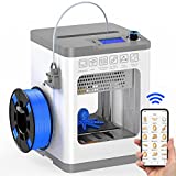 WEEFUN FDM 3D Printer Tina 2 Pro with Wi-Fi Cloud Printing Function, Out of Box 3D Printers Auto Leveling, Mini 3D Printer for Beginners with Resume Printing, High Precise Printing