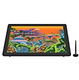 HUION Kamvas 22 Plus QLED Drawing Tablet with Full-Laminated Screen USB-C Connection 140% sRGB Tilt, 21.5 inch Graphics Art Tablet for Artist & Designer, Work with Mac, Windows, Linux & Android