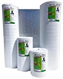 SmartSHIELD -3mm 48'x100ft Reflective Insulation roll, Foam Core Radiant Barrier, Thermal Insulation Shield - Engineered Foil/White Film