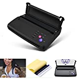 Becaskly Tattoo Transfer Stencil Printer With Free 20pcs Transfer Paper, Tattoo Kit Thermal Stencil Copier machine Temporary and Permanent Black Update Version