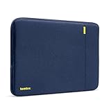 tomtoc 360° Protective Laptop Sleeve for 13-inch MacBook Air M2/A2681 M1/A2337 2018-2022, 13 Inch MacBook Pro M2/A2686 M1/A2338 2016-2022, Water-Resistant MacBook Case with Accessory Pocket, Blue