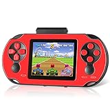 TaddToy 16 Bit Handheld Game Console for Kids Adults, 3.0'' Large Screen Preloaded 230 HD Classic Retro Video Games with USB Rechargeable Battery & 3 Game Cartridges for Birthday Gift for Kids 4-12