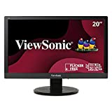 ViewSonic VA2055SM 20 Inch 1080p LED Monitor with VGA Input and Enhanced Viewing Comfort