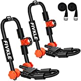 J-Bar Kayak Roof Rack, 2 PCS/Set Universal Rooftop Rack Carrier for Kayak Canoe Paddle Boat Surf Ski, Mounted on Car SUV