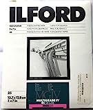 Ilford 5x7 Multigrade 1M B&W Paper, Glossy Surface, 25 sheets