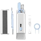 7-in-1Electronics Cleaner Kit,RTSXS Portable Multi-Function Cleaner Kit Keyboard Brush Earbuds Cleaning Pen Key Puller and Spray Bottle for Earbud/Cell Phone/Laptop/Computer/Bluetooth Earphones (Blue)