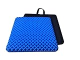 FOMI Premium Firm All Gel Orthopedic Seat Cushion Pad (15' x 15') for Car, Office Chair, Wheelchair, or Home. Pressure Sore Relief. Ultimate Gel Comfort, Prevents Sweaty Bottom, Durable, Portable