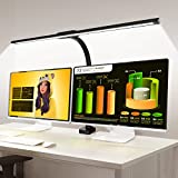 OTUS LED Desk Lamp for Home Office, 20W Bright Monitor Desk Light Bar 31.5 inch, Modern Black Clamp Architect lamp, Led Workbench Office Lighting 1500LM, Task Table Lamp, Computer Lights for Study