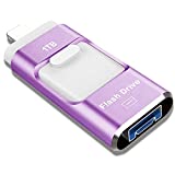USB Flash Drive 1TB, Sttarluk Photo Stick USB Pen Drive for Phone/Pad External Storage Memory Stick Compatible with Pad/Pod/Mac/Android/PC (1TB Purple)