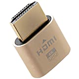 BUYMINERS.CA 4K HDMI Dummy Plug - Virtual Monitor Display Emulator, Headless Display Adapter Supports up to 3840x2160@60Hz, 1080@120Hz DVI EDID Emulator (Single)