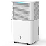 HUMILABS 1500 Sq. Ft Dehumidifiers for Home and Basements, 22 Pints Dehumidifiers for Large Room with Auto or Manual Drainage, 0.528 Gallon Water Tank, 24 Hours Timer, Dry Clothes Mode, Intelligent Humidity Control