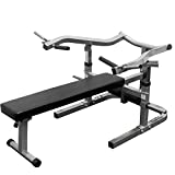Valor Fitness BF-47 - Weight Bench Press Machine - 9 Adjustable Positions Flat Incline with Converging Arms - Plate Loaded - Chest Arm Ab Workout, Home Gym Equipment 250 LB Combined Max