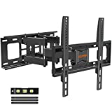 ELIVED TV Wall Mount Full Motion Premium with Swivel and Tilt for Most 26-65 Inch Flat Curved Screen TVs, TV Mount Bracket with Dual Articulating Arms Supports TV up to 99 lbs Max VESA 400x400