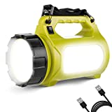 LE Rechargeable LED Camping Lantern, 1000LM, 5 Light Modes, Power Bank, IPX4 Waterproof, Perfect Lantern Flashlight for Hurricane Emergency, Hiking, Home and More, USB Cable Included
