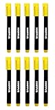 Khippus Counterfeit Bill Money Detector Pen, The Marker That Detects Fake Currency (Pack of 10 pens)